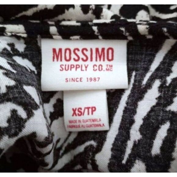 MOSSIMO BEIGE & BLACK MINI DRESS SZ.XS EUC - Picture 6 of 7